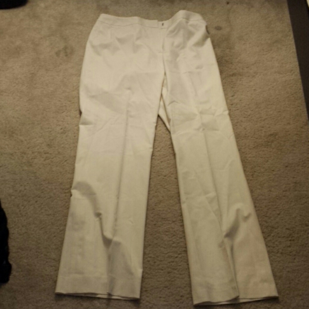 Menswear White Large Pants